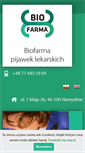 Mobile Screenshot of bio-farma.pl