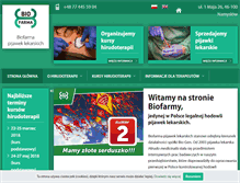 Tablet Screenshot of bio-farma.pl